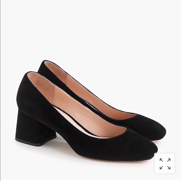 J. Crew Shoes - Block Heel Pumps in Suede